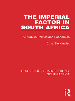 cover image of The Imperial Factor in South Africa